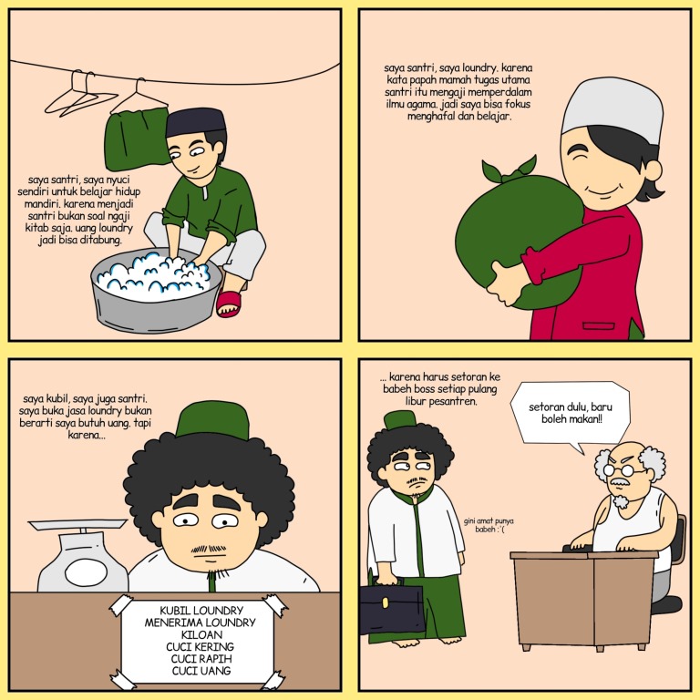 Alasan Si Kubil Buka Jasa Laundry