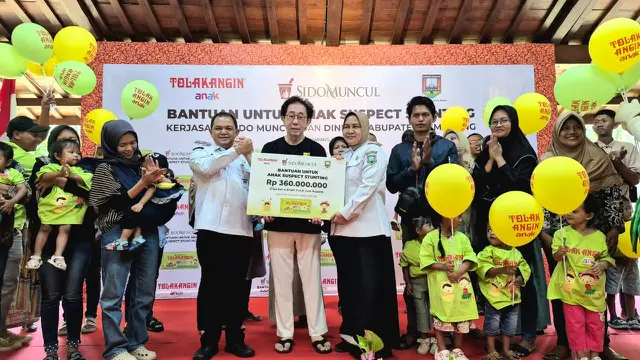 Sido Muncul Salurkan Rp360 Juta untuk 120 Balita