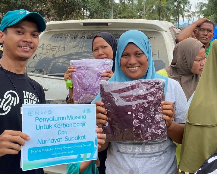 Bantuan Terus Berjalan, Air Bersih dan Alat Ibadah untuk Warga Terdampak Banjir Aceh Sumatra