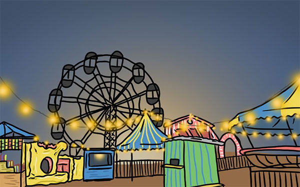 Tak Ada Keadilan di Pasar Malam