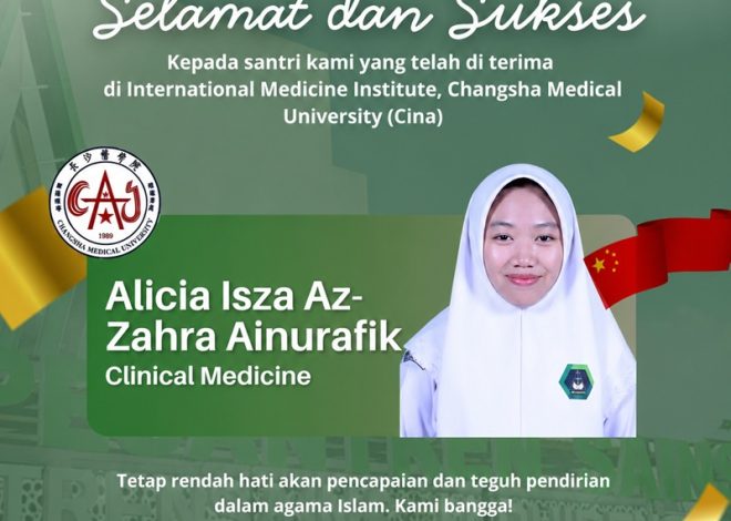 Dari Trensains Tebuireng ke China, Perjalanan Alicia Mengejar Mimpi Menjadi Dokter